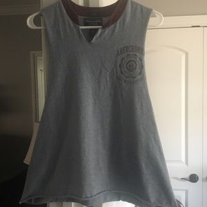 Abercrombie  cut up workout t shirt